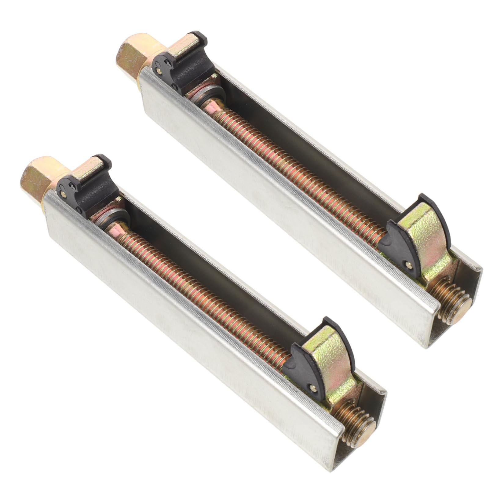 2 Pezzi Strumento Compressore per Molle Ammortizzatori Moto in Metallo, Attrezzo per Manutenzione Sospensioni e Compressione Forcella, Compatibile Vari Modelli, Uso Officina e
