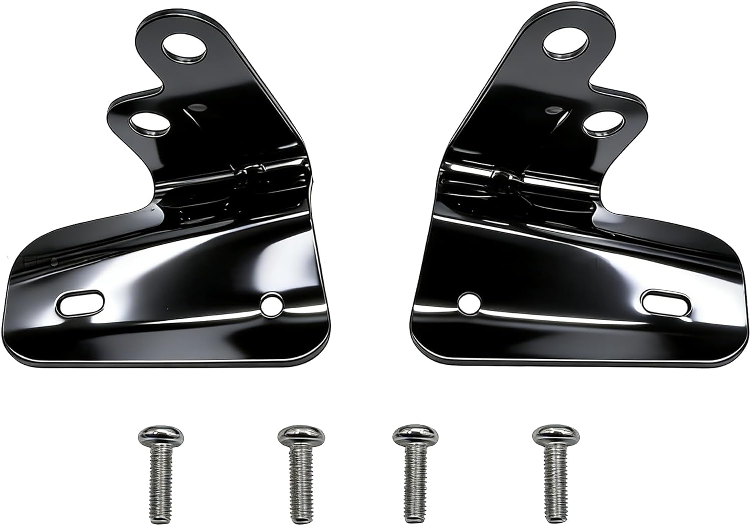 Soft Top Bow Bracket with Screws Driver and Passenger Side Compatible with Jeep Wrangler JKU 4-Door Only 2007-2012 Replaces 55397228AB, 55397229AB