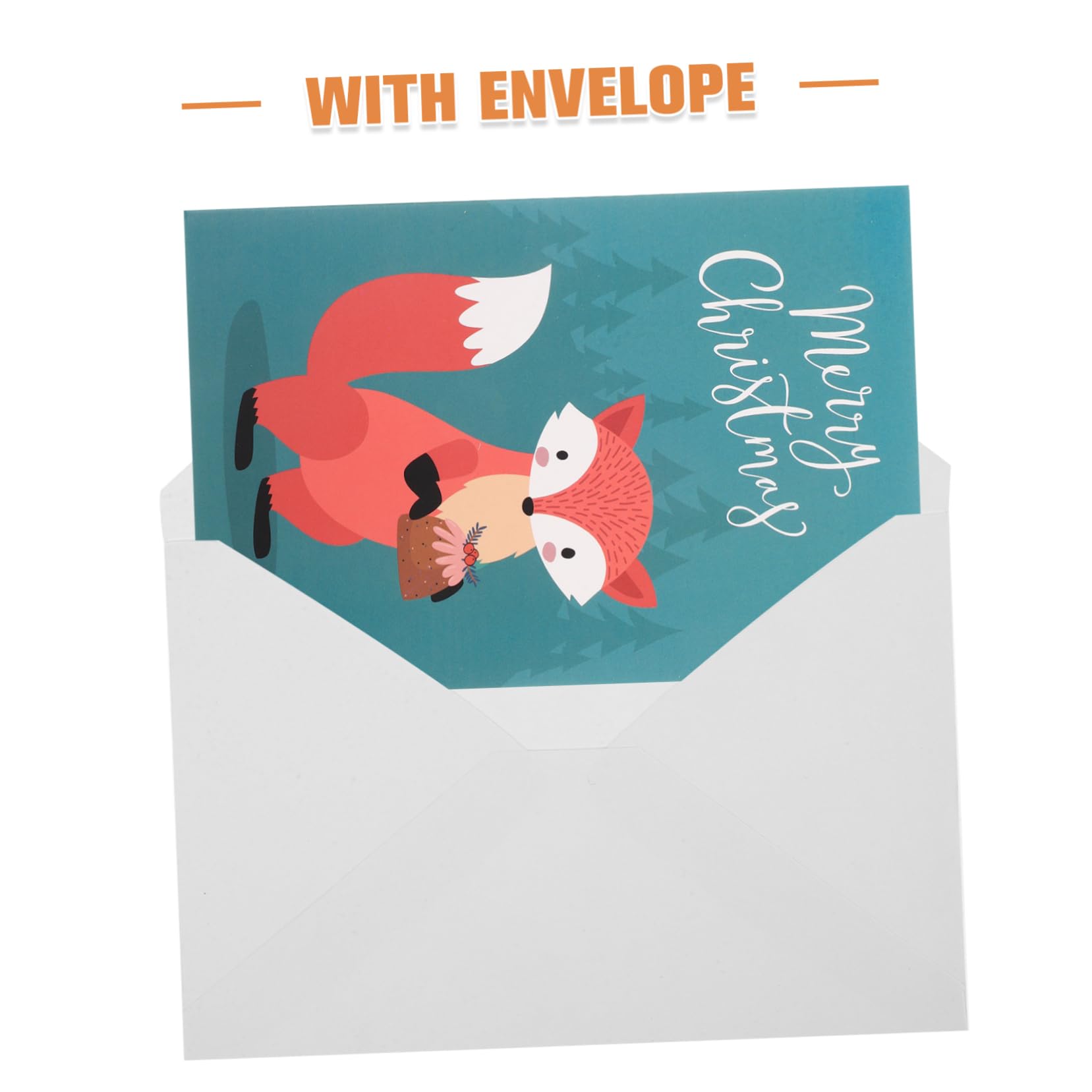 2 Sätze Weihnachtskarten Aus Papier Segenskarten Schöne Grußkarten Weihnachtselemente Urlaubskarten Festliches Aussehen 24 Stück * 2