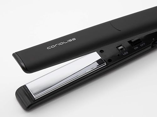 Miniatura 4 de Corioliss Plancha de pelo C1 Plancha Profesional Placas de Titanio Control de Temperatura Estuche de Viaje (Edición Negra Clásica)