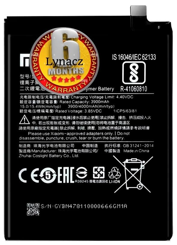 Image of Original BN47 Battery Compatible with Mi A2 Lite (Redmi 6 Pro) M185D1SG