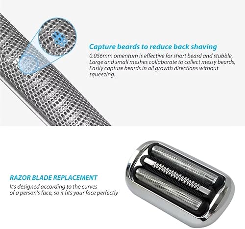 Miniatura 9 de 73S Hoja y Cortadora Afeitadora Sharp Pieza de repuesto para Br aun Serie 7 Cabezal de repuesto afilado, para