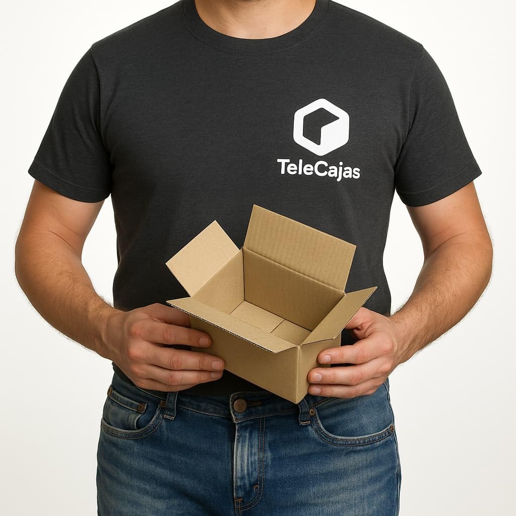 TELECAJAS | 30 Cajitas 160x115x102 mm Solapas Marrones Kraft para Envíos Venta Online y Correos Postales | Pack de 30 cajas