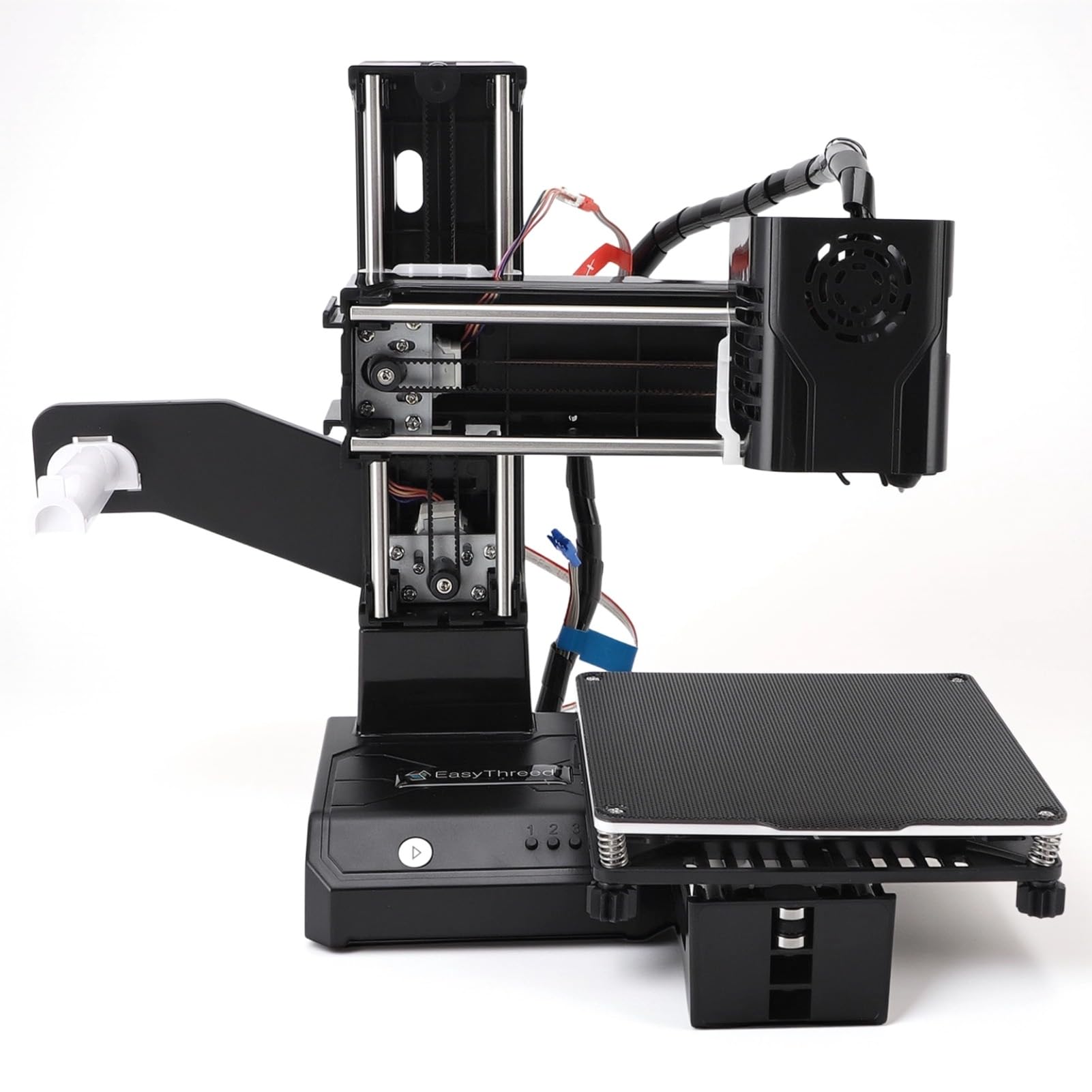 Impresora 3D, Máquina de Impresión 3D con Impresión con un de 40 Mm/s con Plataforma Magnética Desmontable, Compatible con Filamento PLA TPU de 1,75 Mm para (Negro)