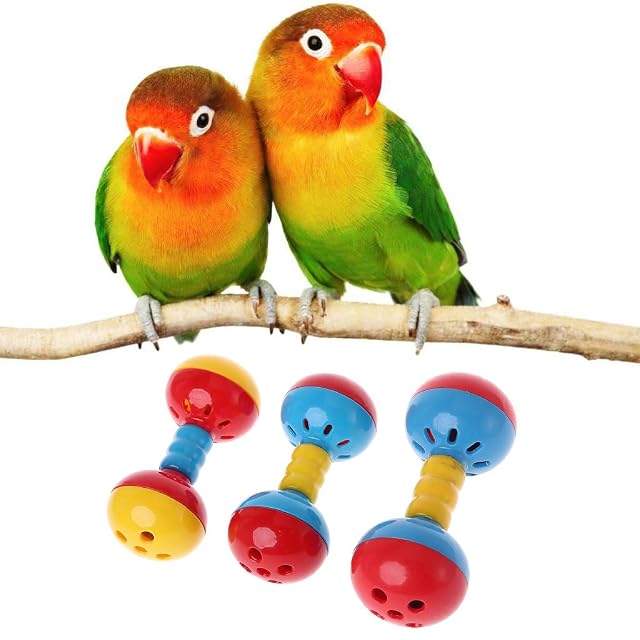 Foto 3 de 8 de Sonajero de loro, cascabeles de juguete para perros, cachorros, gatos, loros, no tóxicos