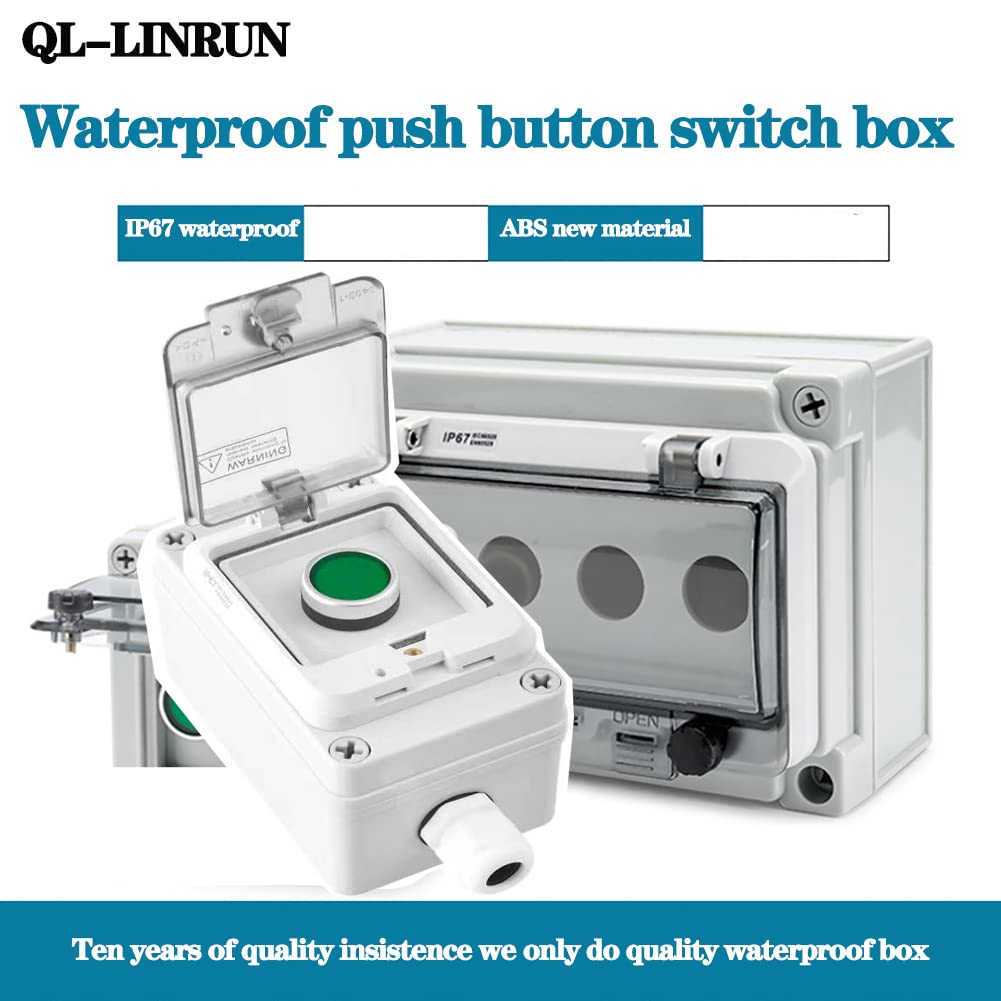 Push Button Box Momentary Green Push Button Station Box