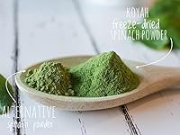 Vista 3 de KOYAH - Organic USA Spinach Powder (Equivalent to 30 Cups Fresh): Freeze-Dried, Whole-Leaf Powder