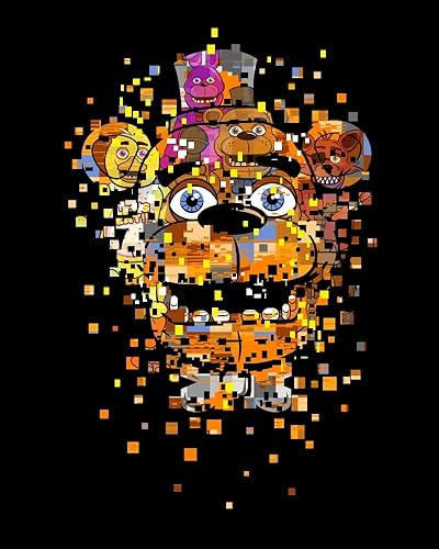 Miniatura 2 de Five Nights at Freddy's Disintegating Freddy Fazbear - Camiseta negra para niño