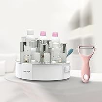 Nylstone Lazy Susan 360° Rotating Tray – Kitchen Organizer for Spice, Cabinet, Multipurpose Revolving Storage Racks & Holders for Dining Table for Cosmetic, Turntable