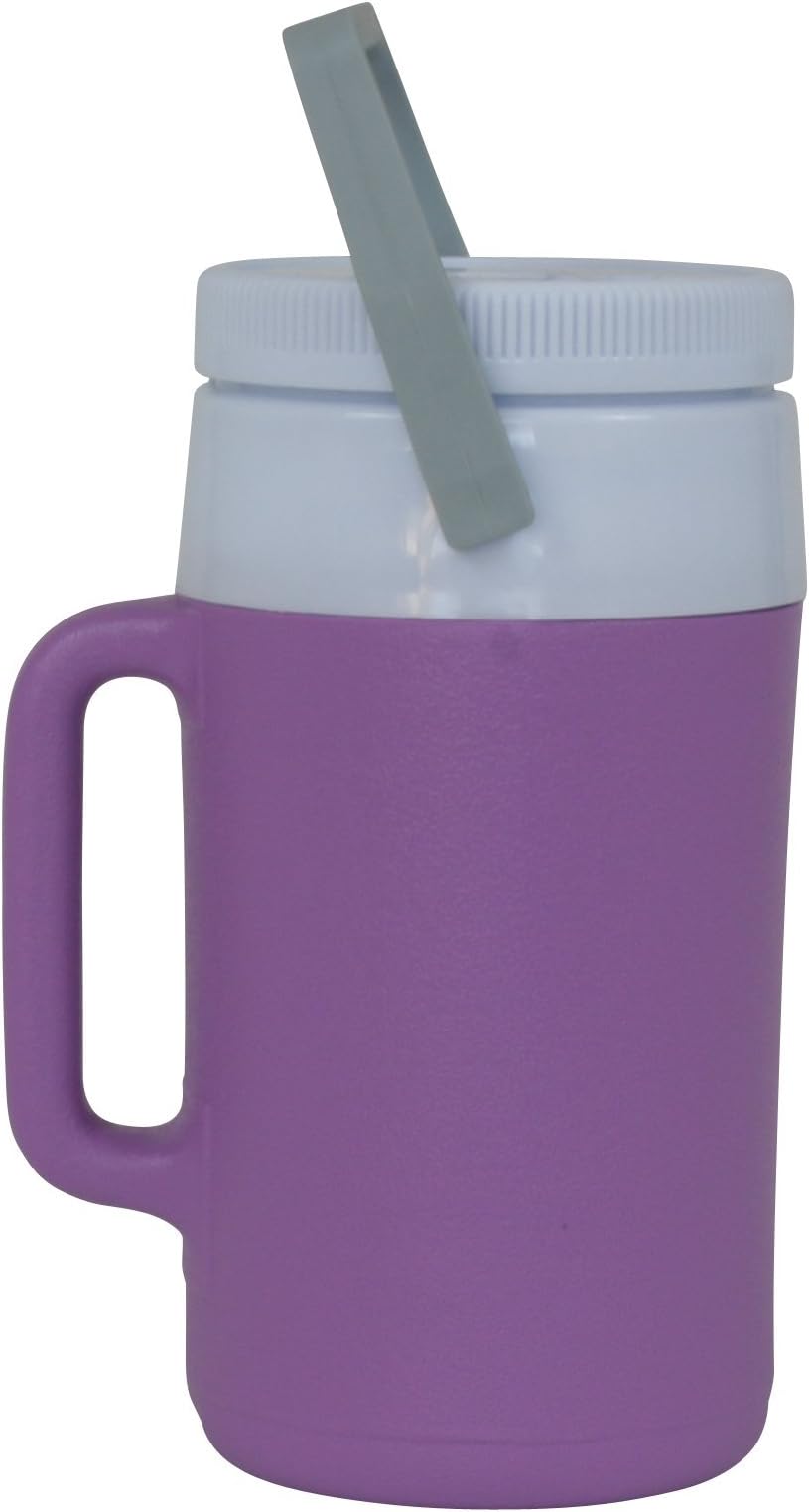 10T Liquio 2000 - Cooling pitcher for drinks, 2 litres with lid spout, lavender, 12x12x24 cm