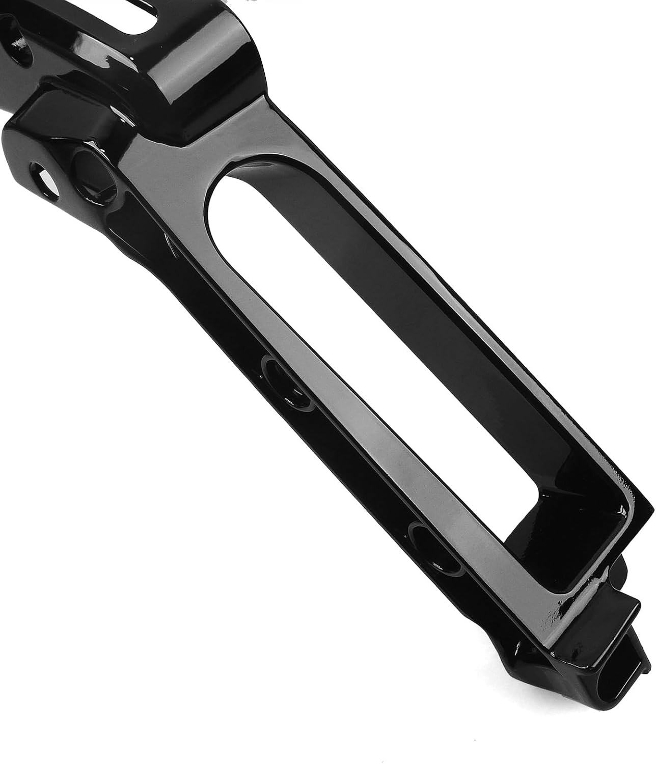 Motorcycle Rear Fender Mudguard Guard with Support Bracket Kit for Harley Touring CVO Road Glide 2014-2024 Black