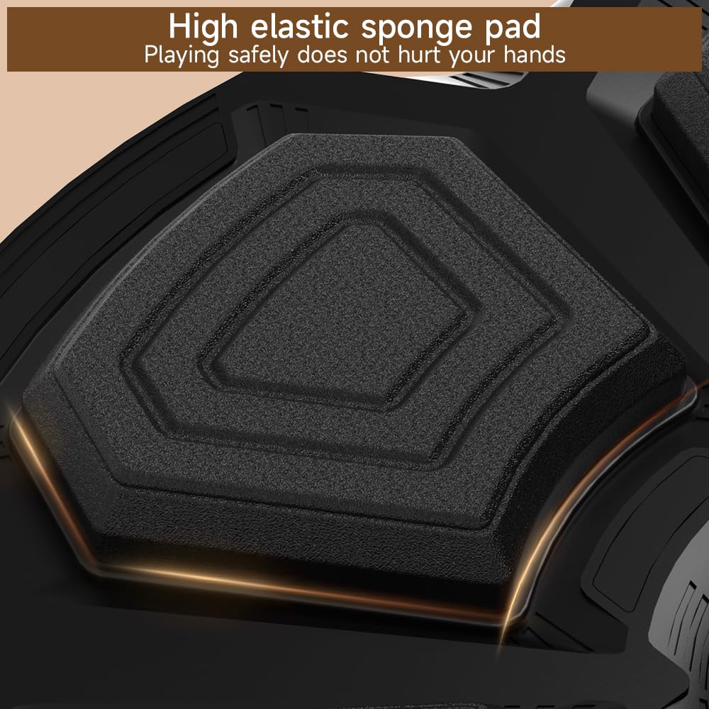 Topteng Bluetooth Music Boxing Machine mit 9 Geschwindigkeitsmodi und Zählmodus, Reaktionstraining, Boxmaschine mit Musik für Erwachsene Kinder, Boxen Musik für Wand, Wandmontiertes Reflex-Training