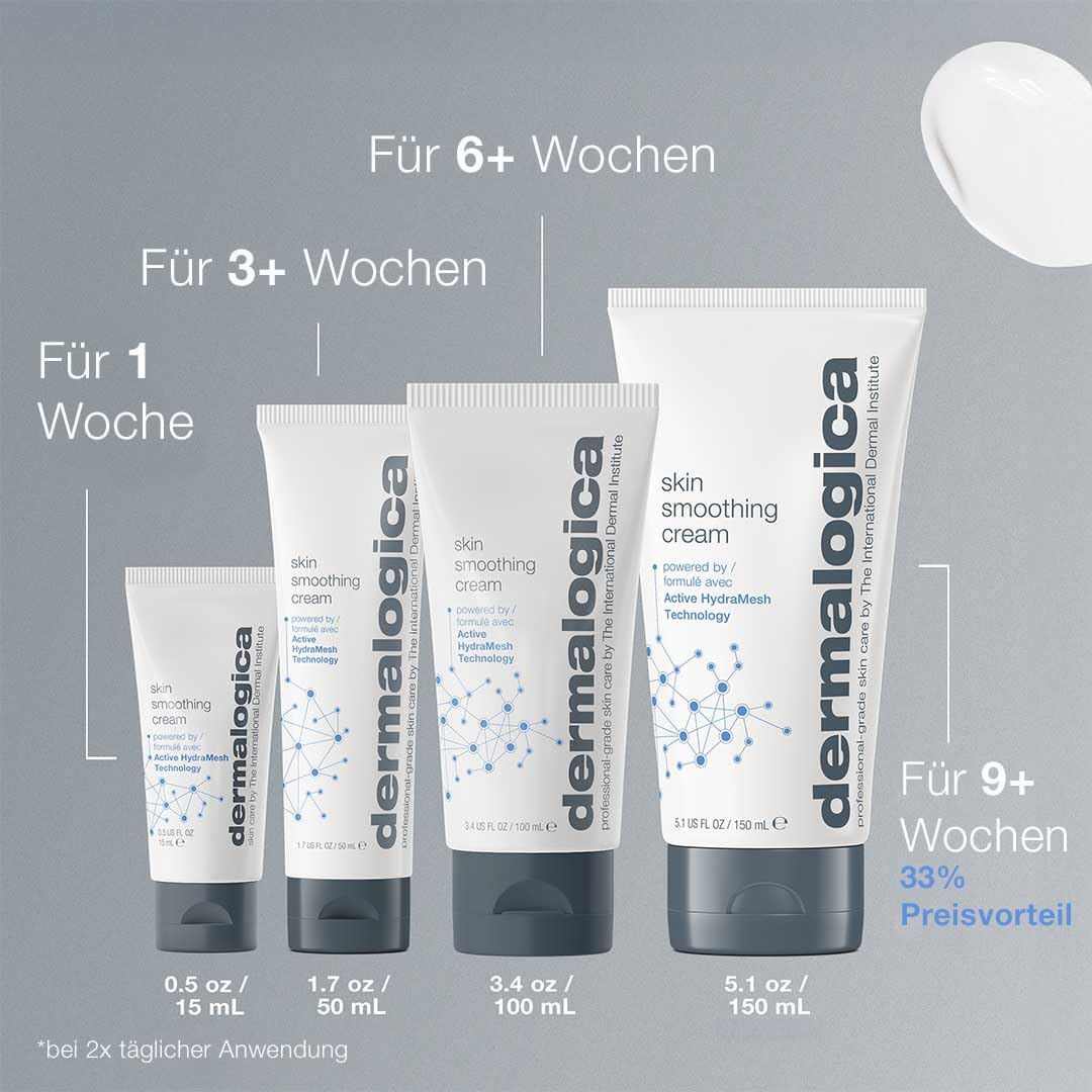 Dermalogica Skin Smoothing Cream Feuchtigkeitspflege | Mittelreichhaltige Feuchtigkeitspflege mit den Vitaminen C und E, die bis zu 48 Stunden Feuchtigkeit spendet.