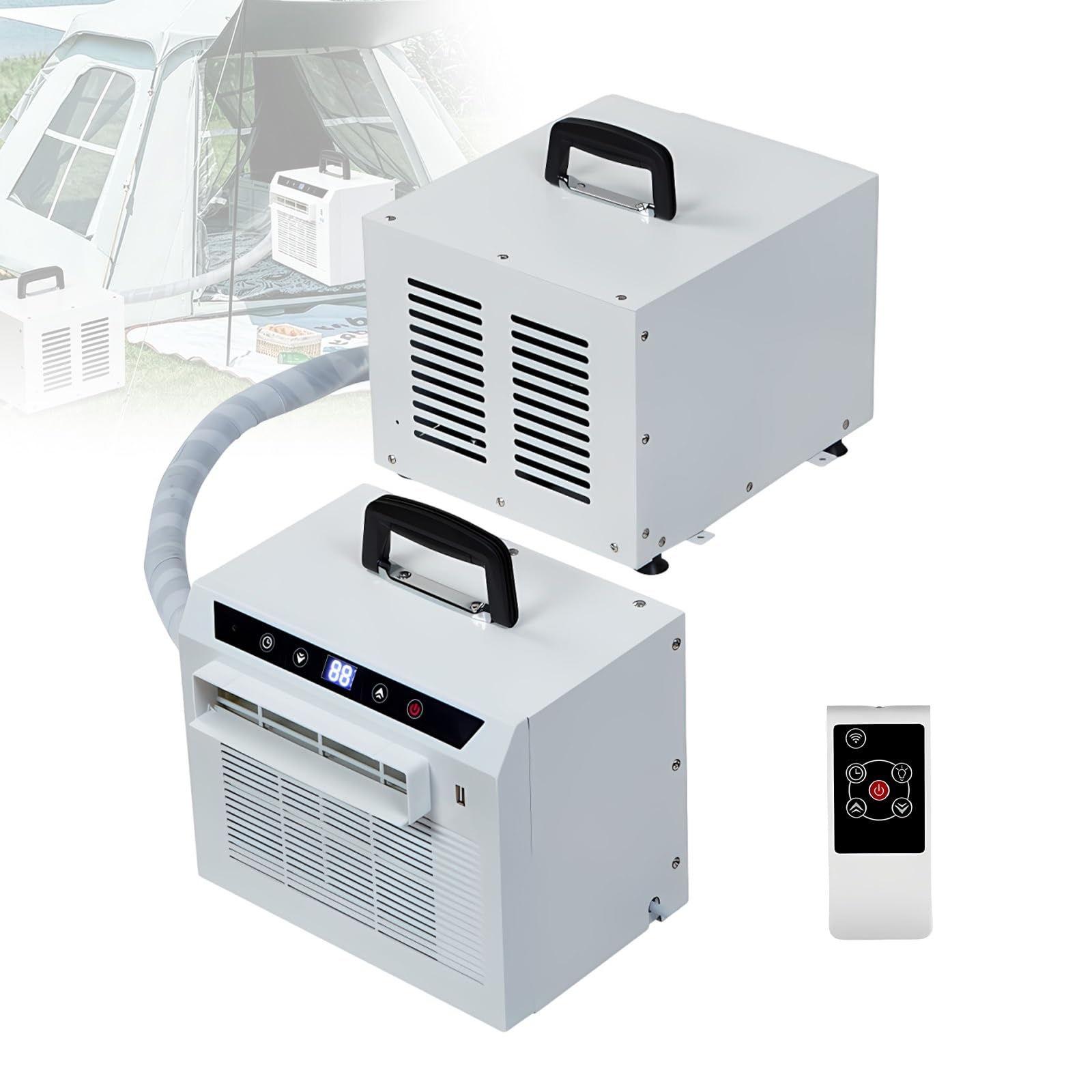 Mini Split AC 3000 BTU, Portable Tent Camping Air Conditioner