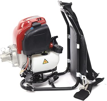 3IN1 Backpack 4-Stroke Cultivator, Gx35 35.4cc Tiller Lawn Mower Brush Cutter Hedge Trimmer, Used for Loosening, Hoeing, Digging, Harvesting