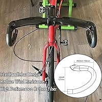 Vista 2 de RXL SL manillares de fibra de carbono para bicicleta de carretera Manillares de carbono para bicicleta 31.8 Manillares de fibra de carbono piezas