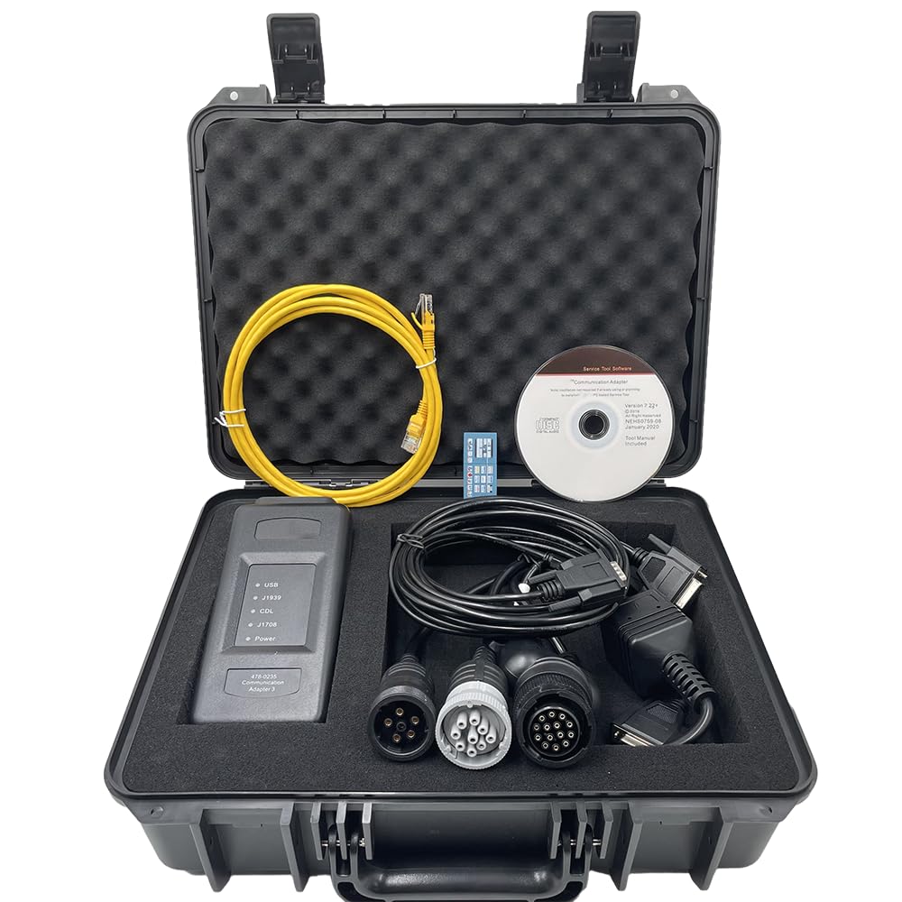 ET4 Ethernet 2023A Diagnoseadapter 478-0235 538-5051 Kommunikationsadapter 3 Werkzeug-Software für CAT Schwergeräte Diagnose-Testwerkzeug 457-6114