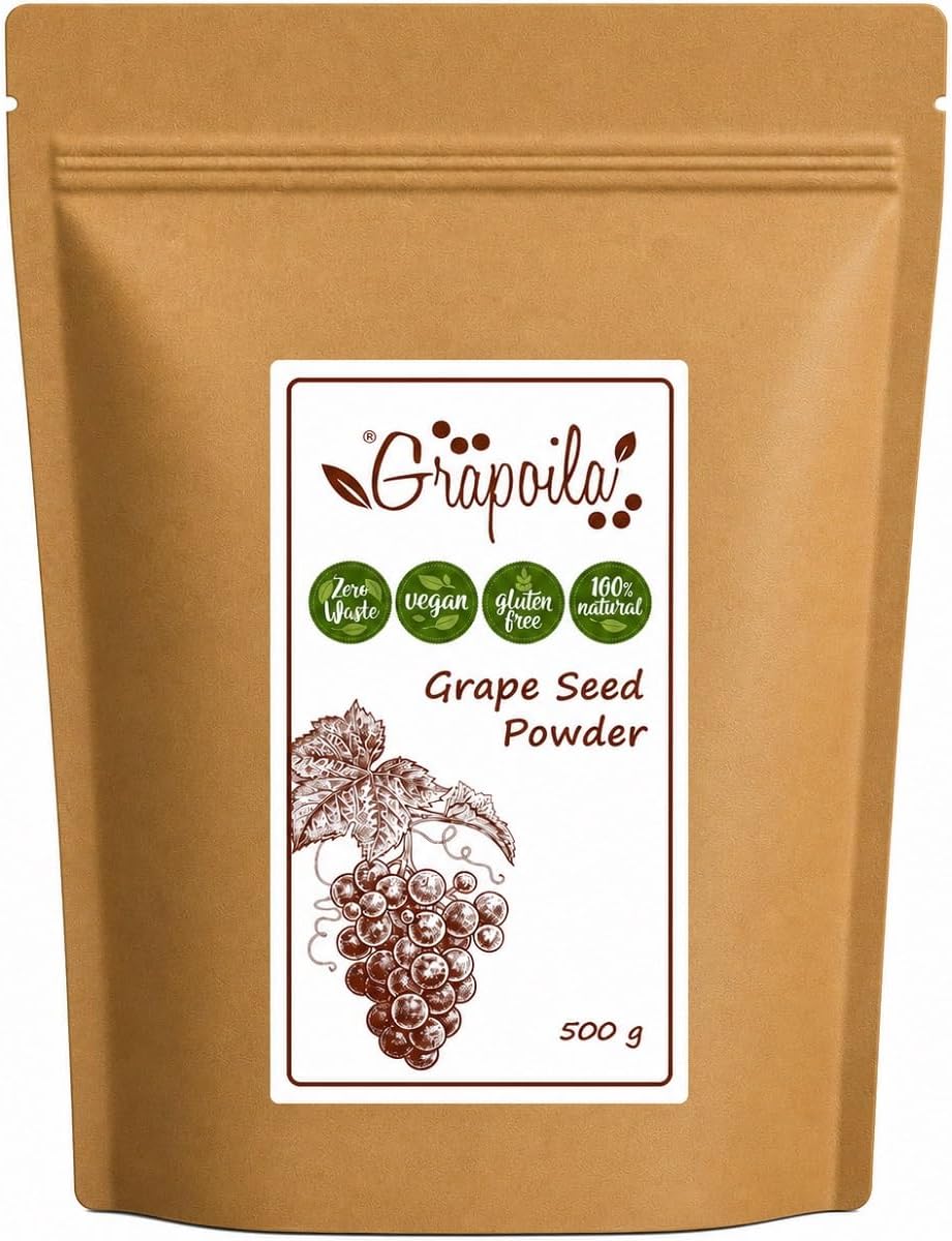 Grape Seed Powder 500g - Healthy Superfood - Natural Source of Resveratrol