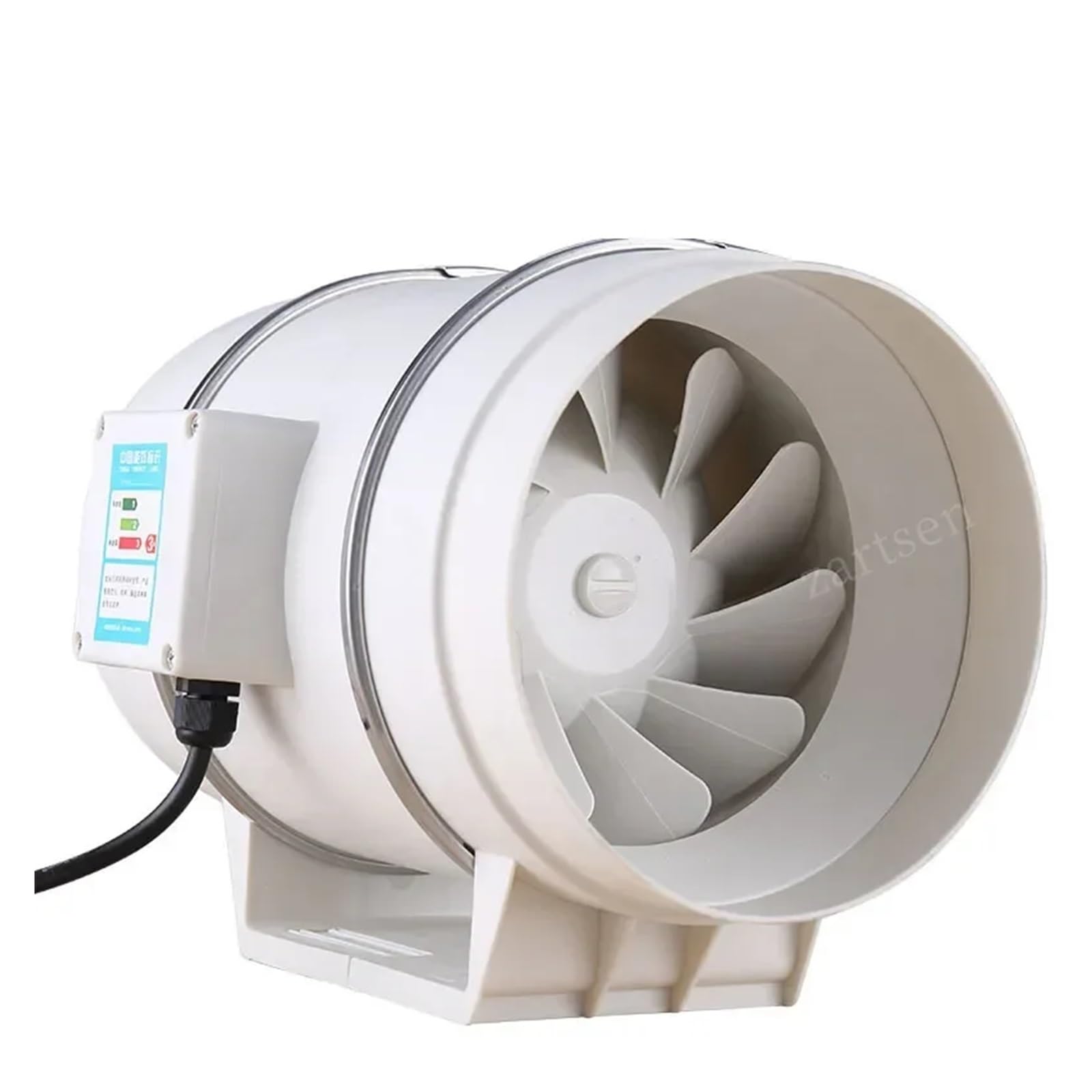 Ventilador de escape, Ventilador de escape for el hogar, silenciador, ventilador conducto en línea, for baño, equipo ventilación, cocina, montaje pared, purificador aire Ve(6 inch 150mm)
