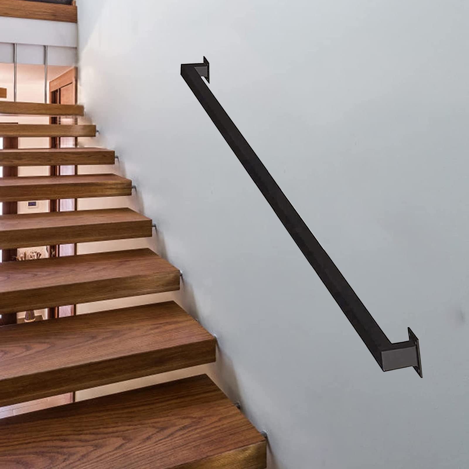 Rampes d'escalier antidérapantes en acier industriel pour un appui sécurisé dehors