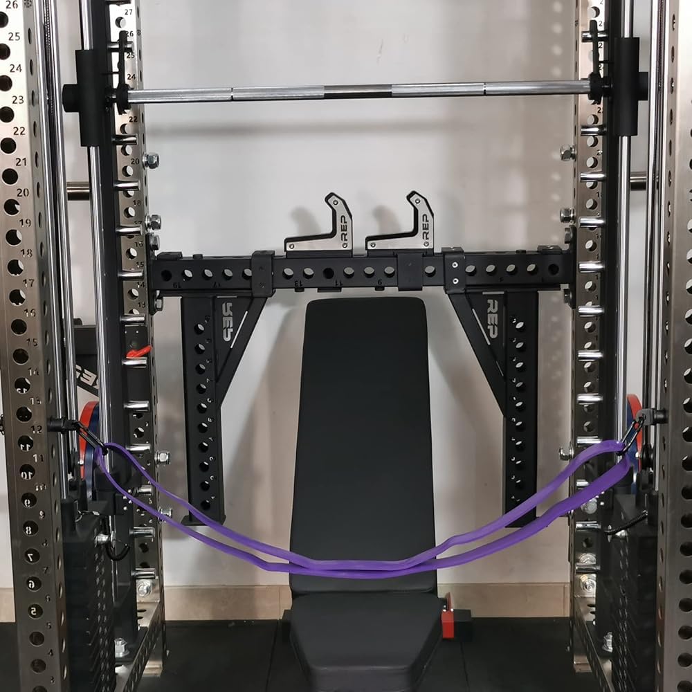 Accesorios de jaula de potencia, accesorios para rack, equipo de gimnasio en casa resistente para jaulas de potencia de tubo con agujero, se adapta perfectamente