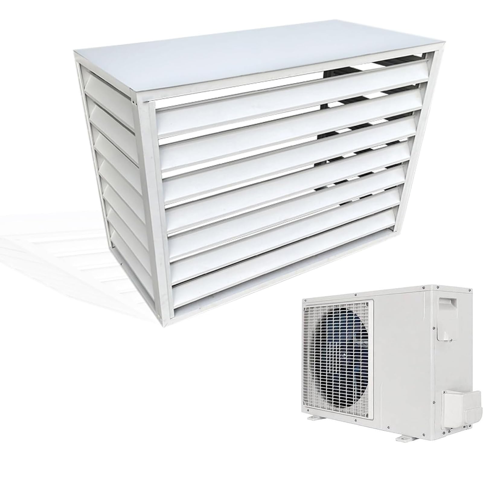 Housse de protection pour climatiseur central en aluminium : l'écran haut de gamme
