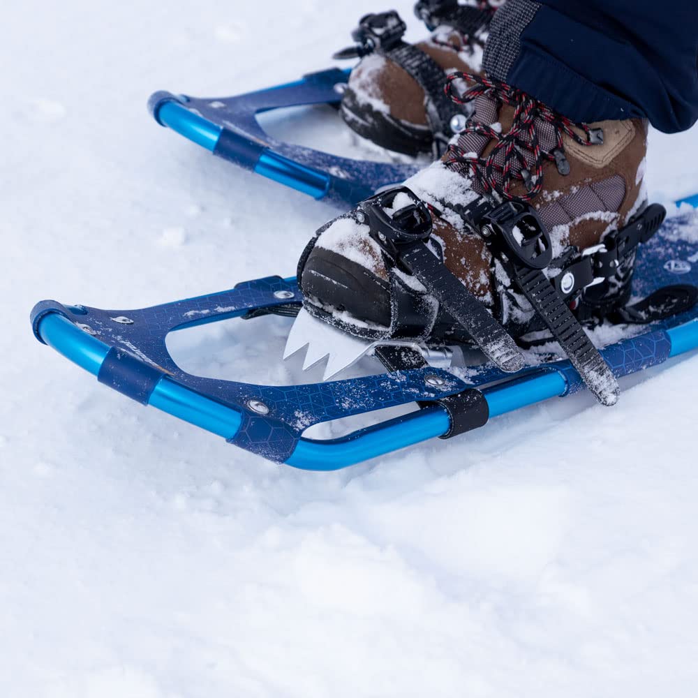 outdoorer leichte Schneeschuhe SnowHiker – Aluminium-Rahmen-Schneeschuhe Classics mit Ratschenbindung für Damen und Herren