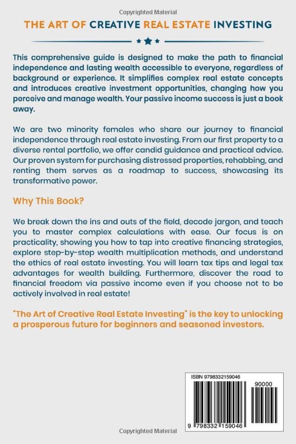 Image of The Art of Creative Real Estate Investing: Key Expert Strategies in Flipping Techniques, Alternative Financing, Legal Tax Advantages & Risk-Free Rental Properties to Achieve Financial Freedom