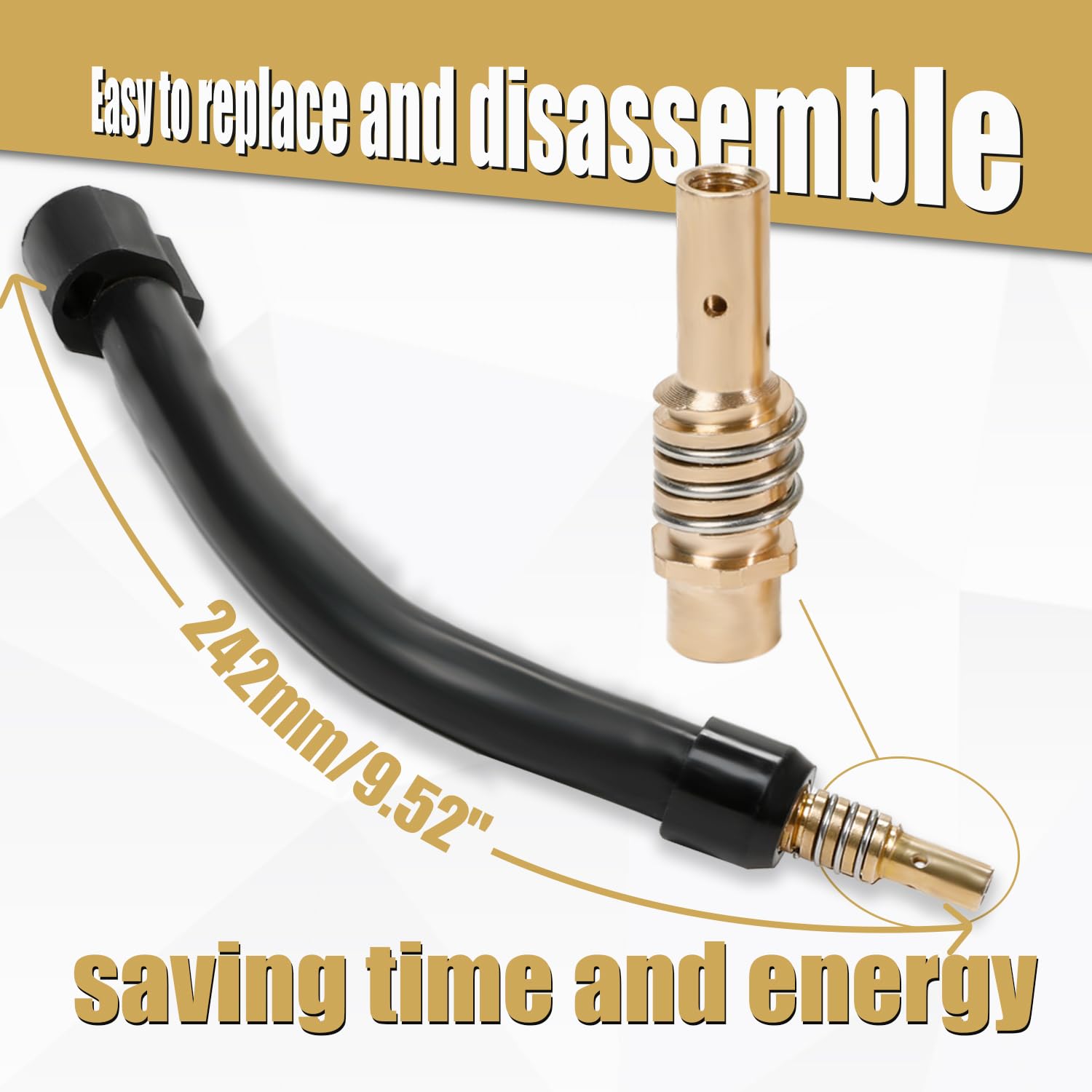 Tweco 1027-1390 Weld Skill MIG Spool Gun with Carrying Case, 12-Foot