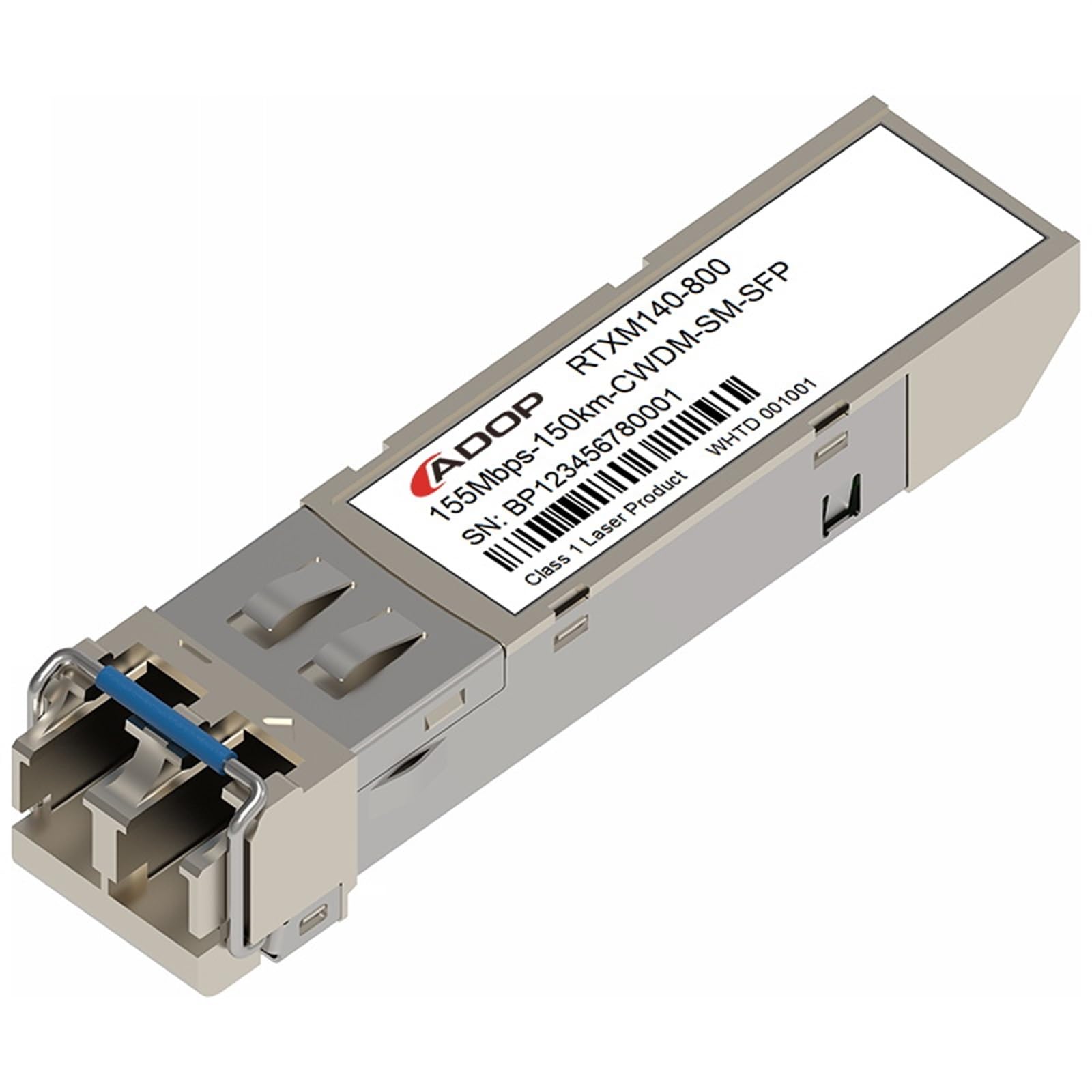 SFP 155M 150km DOM module émetteur-récepteur monomode pour réseau longue distance
