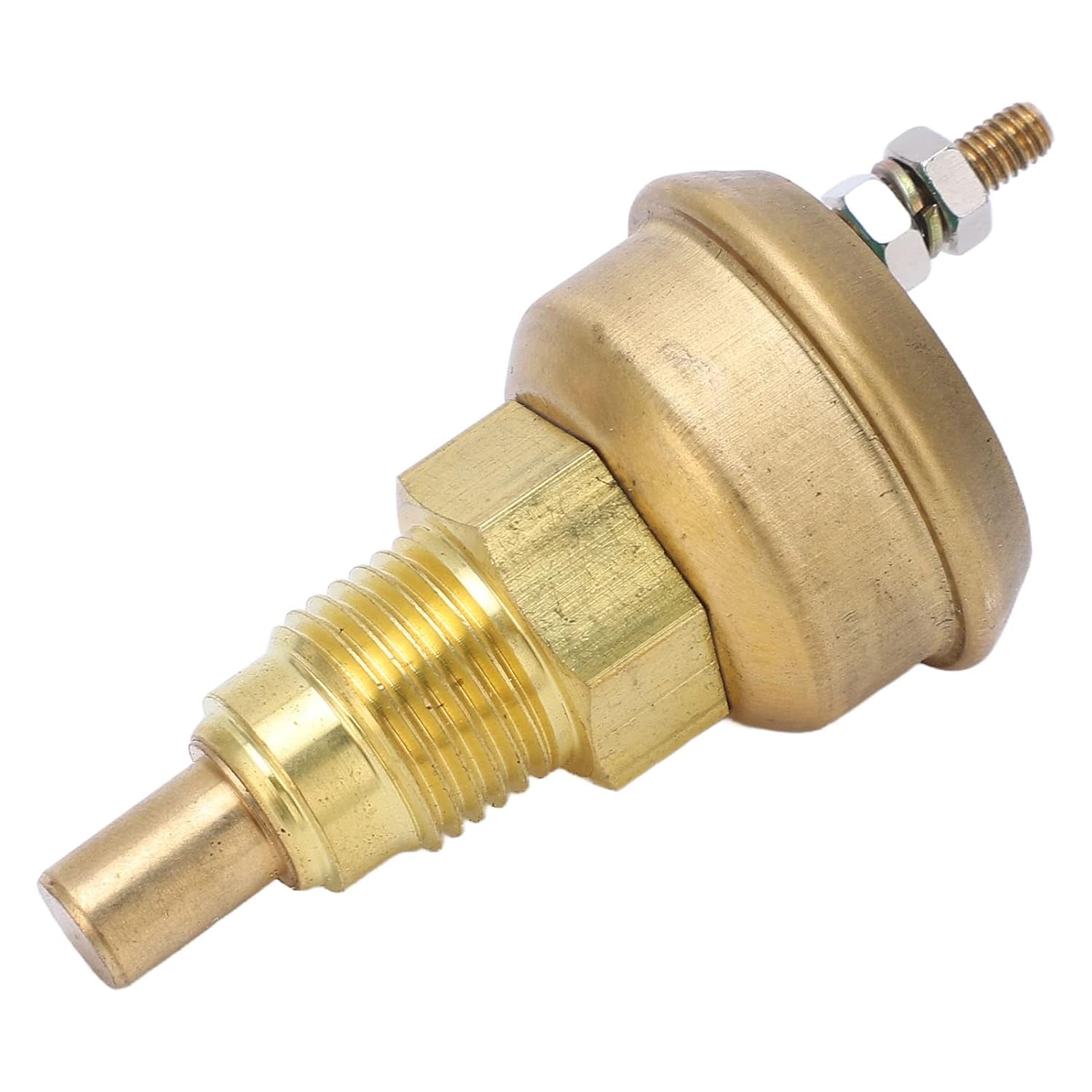 Brass Water Temperature Sensor Heavy Duty Replacement for 6D31 6D34 HD700 7 SK200 5 HD820 Sk200 6 Excavator Parts 1PC Durable Engine Sensor