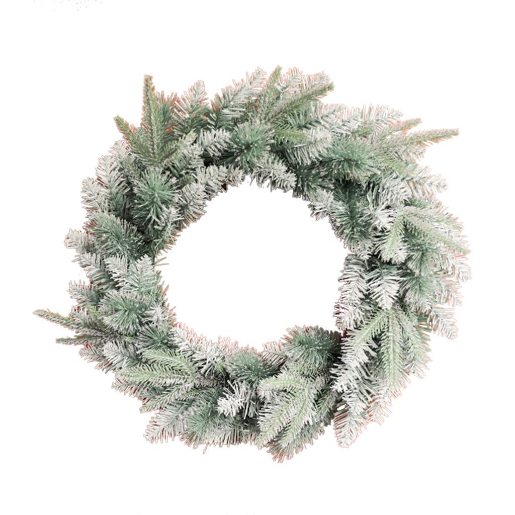 Couronne de sapin de Roi des neiges guirlande pré-éclairée haute densité de Noël
