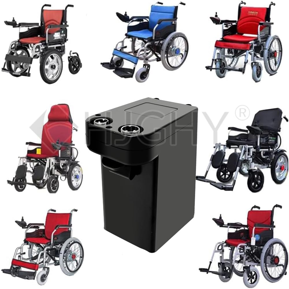 Paquete de baterías de Litio de 24 V 6 Ah 8 Ah 10 Ah 12 Ah 15 Ah Batería para Silla de Ruedas eléctrica de 24 V Paquete de baterías de Litio con Cargador