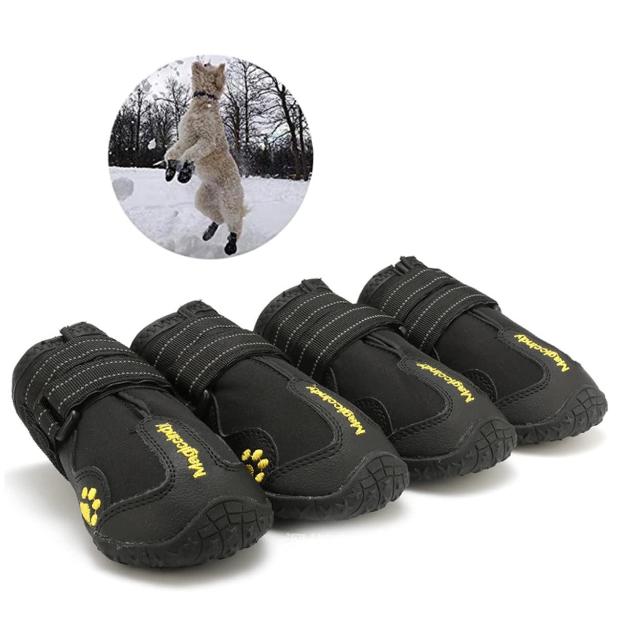 BESPORTBLE 8 Uds Zapatos para Perros Botas para Perros Botas Cálidas para Perros Botas De Nieve para Mascotas