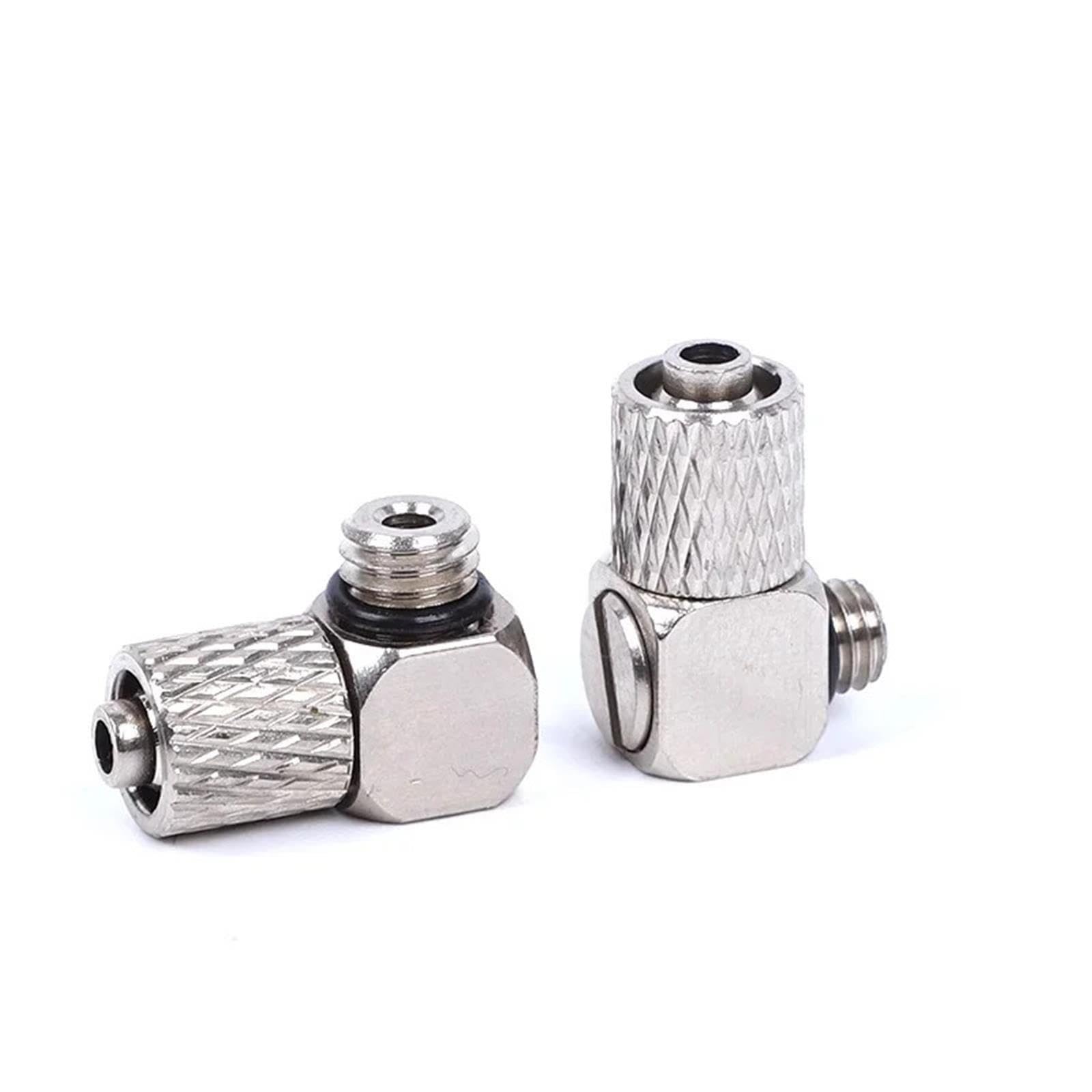 Rosca macho Mini Conector tubo neumático pasante