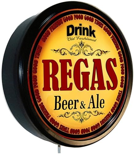 Regas cerveza y Ale Cerveza Lighted Wall Sign