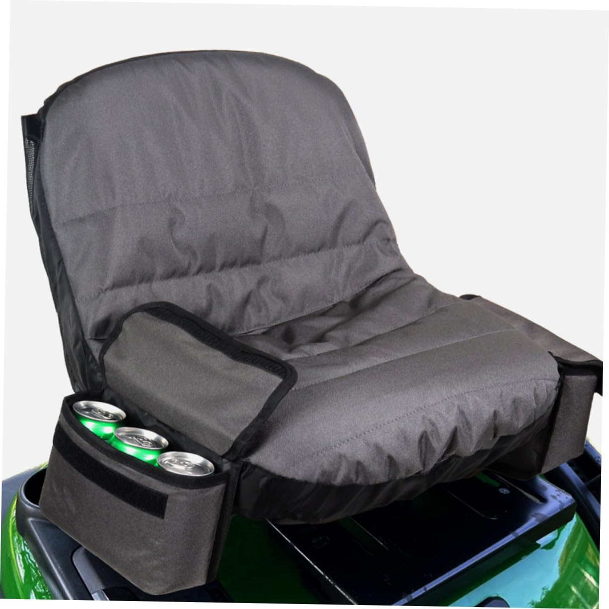 Funda de Asiento para Cortacésped Resistente la Intemperie Cubierta Protectora para Tractor de Césped de Oxford Gris Fácil Instalación y Durabilidad Reforzada