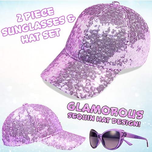 Girls Cap and Sunglasses Set, Baseball Cap and UV Sunglasses - Girls Gifts3