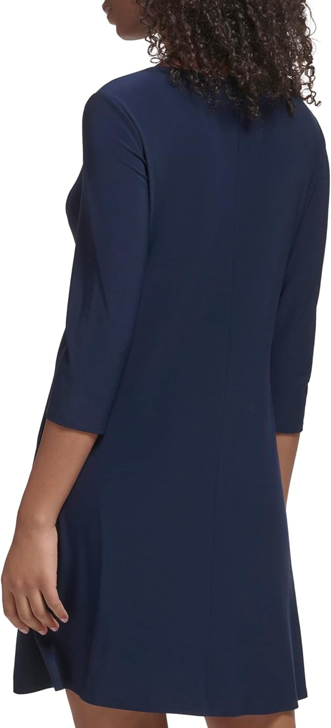 Jessica Howard Womens Style Trapeze 3/4 Sleeve Knit - Image 4