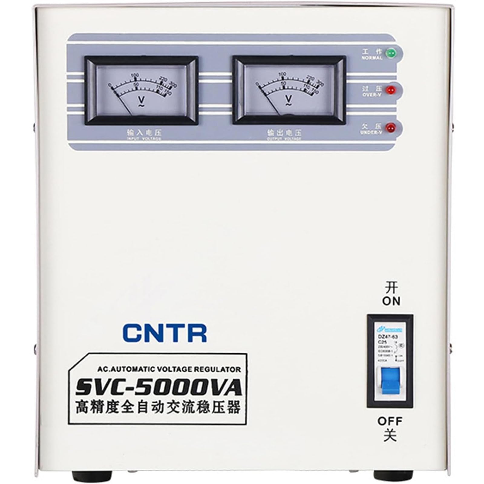 Automatyczny stabilizator napięcia,jednofazowy,wytrzymały regulator napięcia150-260 V wejście,220 V wyjście regulator napięcia z zabezpieczeniem przeciwprzepięciowym kondycjoner zasilania,5000VA