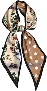 Mulberry Silk Like Head Scarf Hair band Ribbon Women's Fashion Neck Satin Scarfs for Bag Hair handbag Scarves