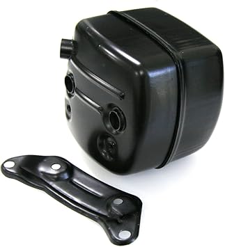 Exhaust Muffler Ported Bracket W/Gasket Fit Husqvarna 365 371 372 XP 385 390XP