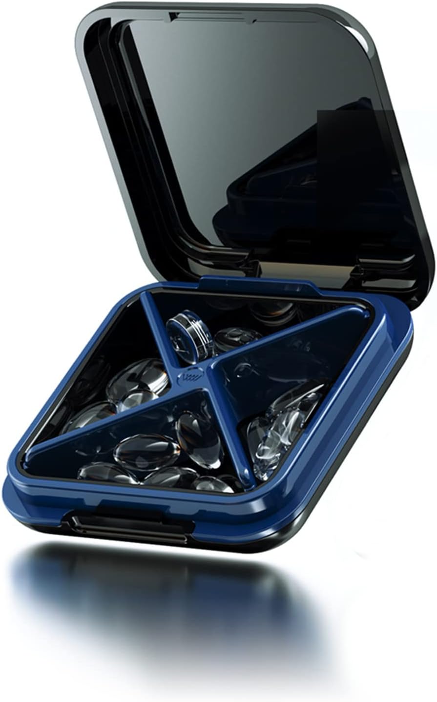 超特価 Oktokyu ピルケース おしゃれ かわいい 携帯用 サプリケース サプリメントケース 薬箱 錠剤ケース 薬ケース 薬入れ 小型 マウスピース 入れ歯ケース リテーナーケース ぴるけーす アクセサリー収納 Ege35 Codartbilisim Com Tr