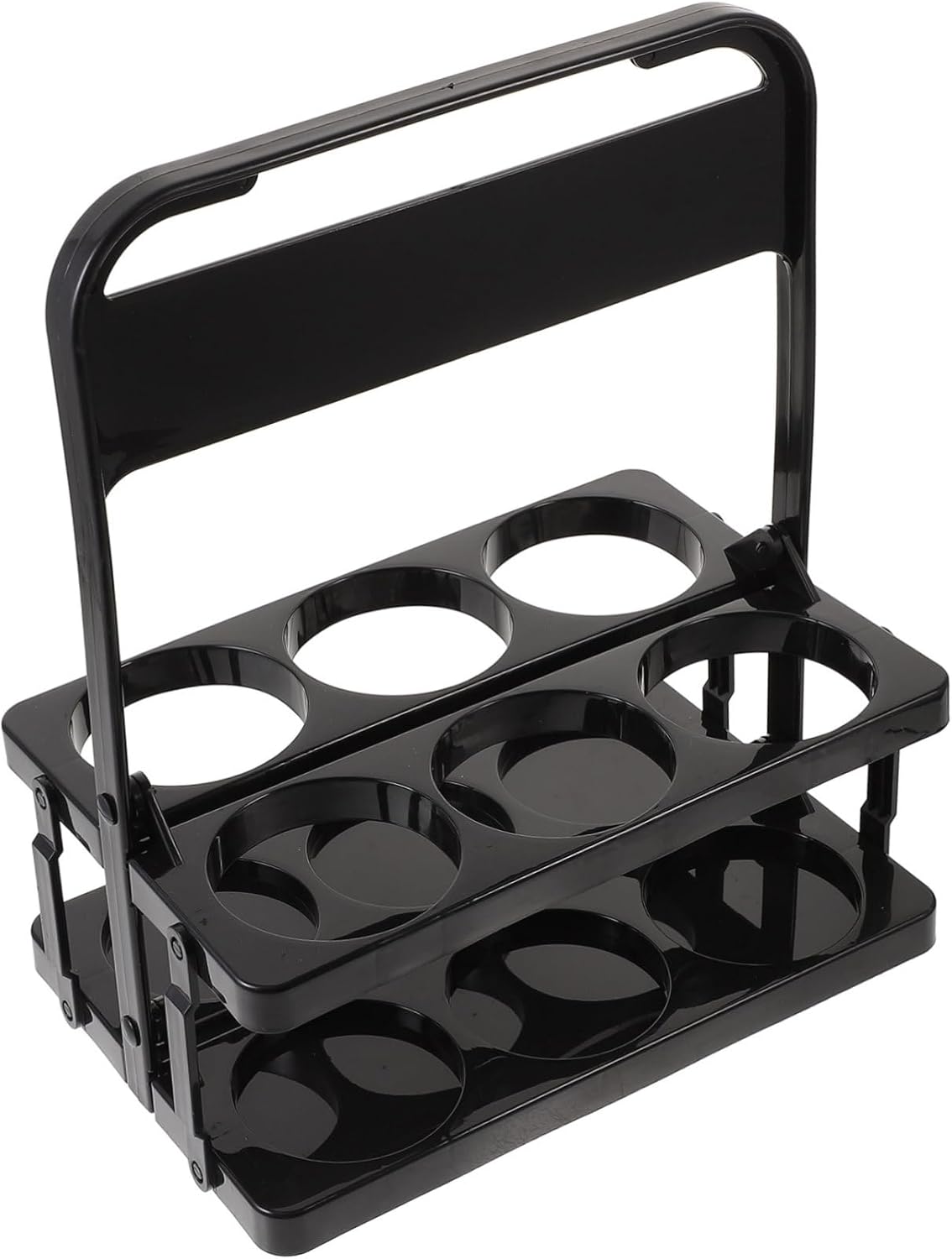 6-Pack Water Bottle Rack Sports Bottle Holder for Football Cup Holder Portable and Practical