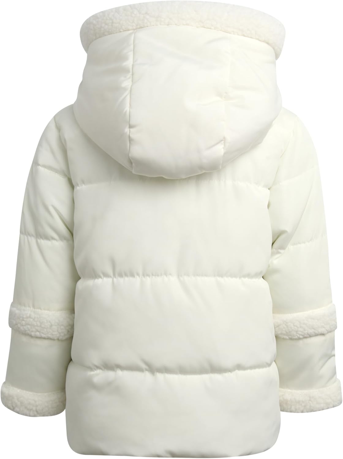 DKNY Baby Girls Puffer Coat - Soft Polar Fleece Lined Quilted Puffer Jacket for Girls - Cozy Winter Coat for Infant & Toddler - Image 7