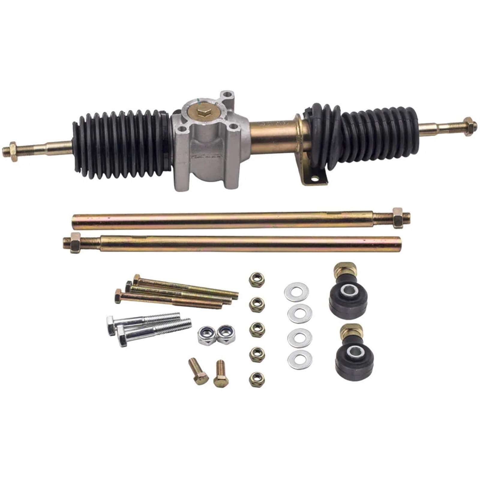Cremallera y piñón de dirección con extremos de barra de acoplamiento compatibles con Polaris RZR S 800 EFI 2009-2014