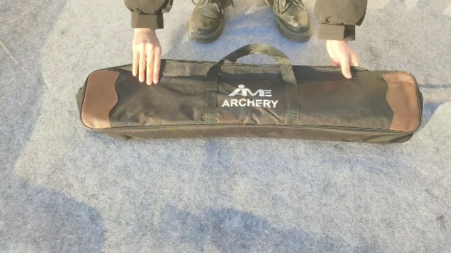 CRIDENG Sac à main à arc recourbé pour tir à l'arc, étui