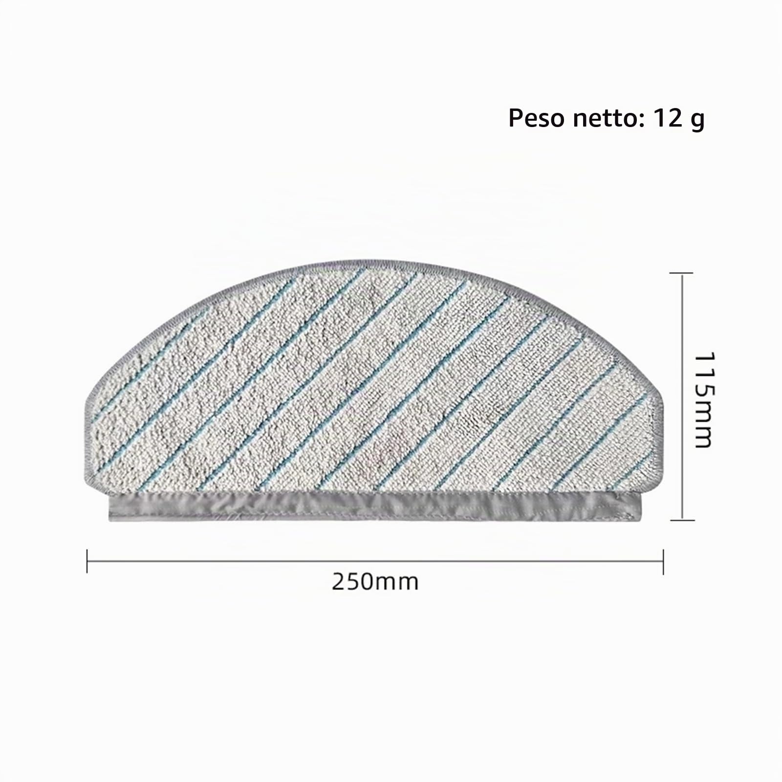 Serbatoio dell'acqua, panno for mop, compatibile con ECOVACS Deebot T10/T10 Plus Robot aspirapolvere Sostituzione pezzi di ricambio (Color : 1pc water tank)