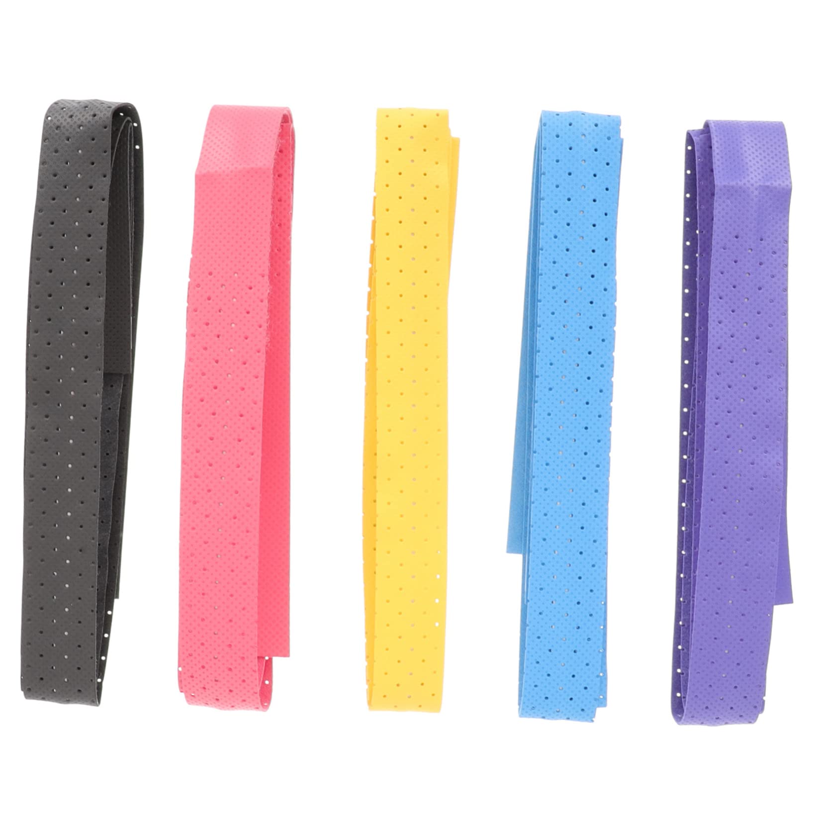 VANZACK 5Pcs Tennis Grip Tape Slip Badminton Racket Wrapping Tapes for Enhanced Control Comfort Sweat Absorbent Design Selection Random Color