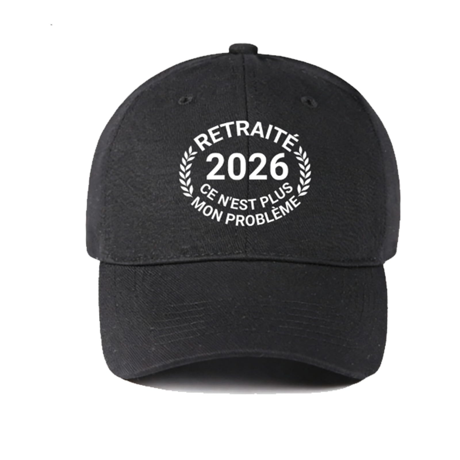 Casquette Retraite 2026 Homme Femme Cadeau Retraite Homme Humoristique Casquette Baseball Ajustable 55-58cm Broderie Texte Amusant Accessoire Fête Départ Idée Cadeau Collègue Ami Famille